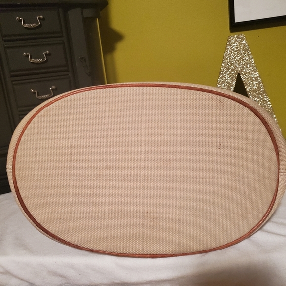 💯% AUTHENTIC BURBERRY TOTE BAG BLUE LABEL BEIGE - Picture 5 of 12